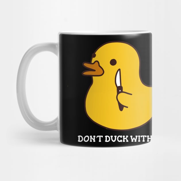 Don't Duck With Me Rubber Duck Switchblade by LittleFlairTee